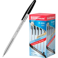 Ручка шариковая черная R-301 Classic 43185 /Erich Krause/