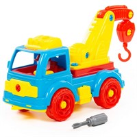 Конструктор-транспорт Автомобиль эвакуатор в сетке 73037 П-Е /13/