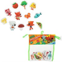 Набор резиновых игрушек для ванны Набор стикеров ЕВА.МиМиМишки EV12-MIMI