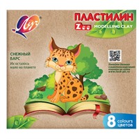 Пластилин 8цв Zoo 29С1720-08 /ЛУЧ/