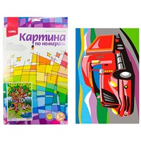 Набор Для Творчества Картина по номерам для малышей "Американский грузовик" 20*30 см Ркн-026 Lori