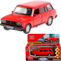 Модель 2104-12-RD ВАЗ-2104 Жигули красный Технопарк в коробке