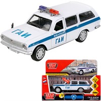 Модель 2402-12SLPOL-WH ГАЗ-2402 Волга Полиция Технопарк в коробке