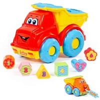 Логическая игрушка Автомобиль самосвал (в сеточке) 87997 /П-Е/ 12 /