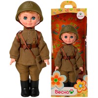 Кукла Пехотинец с каской В3979