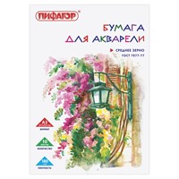 Папка для акварели А3 10 л.126963 Пифагор