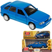 Модель 2114-12-BU LADA -2114 "SAMARA", 12 см, двери, багаж, инерц., синий Технопарк  в коробке