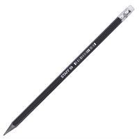 Карандаш ч/гр НВ с ластиком College STAFF 181712