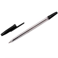 Ручка шариковая черная 0,7мм Классика РШ-3158