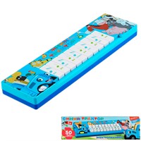 Пианино 1562312-BR8 Синий Трактор 10 песен из м/ф, 2 режима