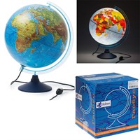 Глобус физико-политич. 320мм Ке013200228  классик Евро подсветка