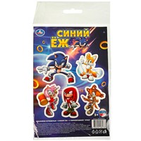 Наклейки Умка 4650250585763 бумажные 120*180 мм синий Еж