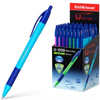 Ручка шариковая синяя U-209 Matic&Grip Neon 1.0, Ultra Glide Technology 47614 /Erich Krause/