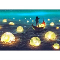 Набор для творчества Алмазная мозаика 30х40 см Прогулка на гондоле НД-8597