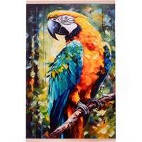 Набор для творчества Алмазное панно на подвесе. Экзотический попугай. 30*50см. 08397