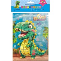 Набор Для Творчества АППЛИКАЦИЯ из КРИСТАЛЛОВ "Дракончик " С3730-03