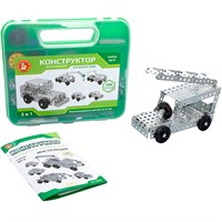 Конструктор металл для уроков труда 5 в 1 №3 в пластиковом чемоданчике 02456