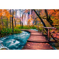 Набор для творчества Роспись по холсту 30*40см Мост в лесу Х-4188