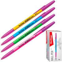 Ручка шариковая синяя 0,7мм W-219 Color CBp_70912 Berlingo