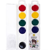 Акварель 6 цв. Влад А4 медовые полусухие 087649 Hatber