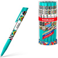 Ручка шариковая автомат синяя ColorTouch Matic&Grip Ornament 50826 /Erich Krause/
