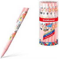 Ручка шариковая автомат синяя ColorTouch Matic&Grip Flower Cocktail 50824 /Erich Krause/