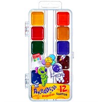 Акварель 12 цв. FORUM Office Collection KIDS КОСМО б/к FA-EV-1012-Aln