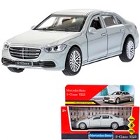 Модель SCLASS-13-SR MERCEDES-BENZ s-class v223 12см,дв,багаж,инер,серебристый Технопарк в коробке
