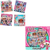 Пазл 4в1: 9,16,25,36 деталей L.O.L. 4660254461130