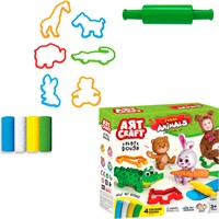 Набор для творчества Набор для лепки Забавные животные, тесто 4х50г 03697 AЯT CRAFT