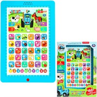 Планшет Обучающий СИНИЙ ТРАКТОР 150+ стихов,песен,загадок,звуков.свет Умка HT568-R6