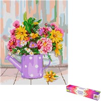 Набор для творчества Алмазная мозаика 40*50 см полное заполнение Цветы в лейке Ам-137 LORI