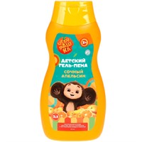 Гель пена для ванн Чебурашка 2в1 олива и лаванда соч апельсин 300мл Заботливая мама 121852-CHB