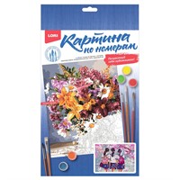 Набор Для Творчества Картина по номерам на картоне 20*28,5 см Школьные дни Кпн-408 Lori