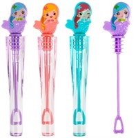 Мыльные пузыри Т25920 Мы-шарики! Нелопающиеся с фигур. крышкой Русалочка 5 мл 1toy