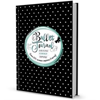 Ежедневник 72 л. Bullet-journal В точку! Шаблоны, списки. трекеры (черный в горошек). Более 100 чистых страниц в точку! 978-5-00141-210-6