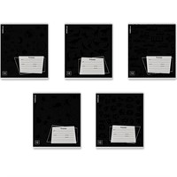 Тетрадь 12 л. клетка Black Pattern 60534 ErichKrause