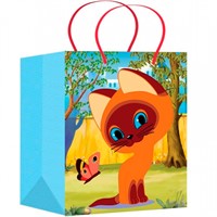 Пакет Чудо праздник гланцевый m 18*23*10 см Котёнок гав PM-122044-CG