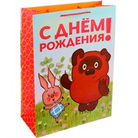 Пакет Чудо праздник матовый xl 33,5*45*15 см Союзмультфильм Винни Пух PXL-122043-VP