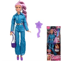 Кукла Карапуз 66001-C33-S-BB 29см София, руки и ноги сгиб, акс