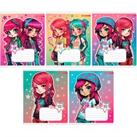 Тетрадь 18 л. клетка Подружки 14335/5