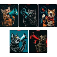 Тетрадь 96 л. клетка КотоКрик 15174/5