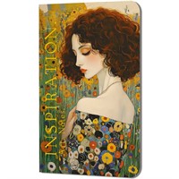 Блокнот 30 л Inspiration. Art. Notes. Климт рыжая, кудрявая девушка, платье в цветочек 978-5-00241-396-6