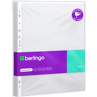 Папка вкладыш с перфорацией Berlingo, "Mirror", А4, 30мкм,, глянцевая 375523