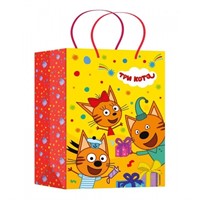 Пакет Чудо праздник глянцевый Три кота ml PML-127485-TK