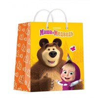Пакет Чудо праздник глянцевый Маша и Медведь m PM-127511-MB