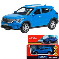 Модель SELTOS-12-BU KIA seltos длина 12 см, двери, багаж., инерц, синий Технопарк в кор.