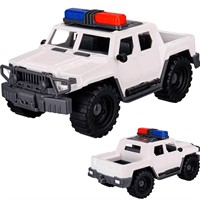 Автомобиль Джип Альфа Полиция без тента, белый И-8929