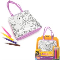 Набор для творчества Сумка-трапеция для росписи Маша и Медведь МУЛЬТИ АРТ BAGP-127197