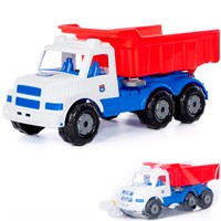 Автомобиль самосвал Буран" №3 бело-синий 90355 П-Е